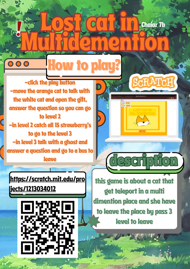 Lost cat in multidemention